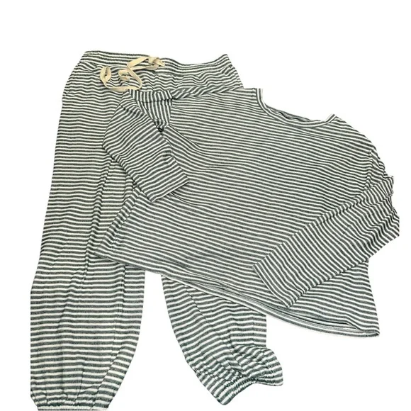 Madewell Striped Saunter Lounge Set M - Picture 2 of 3